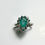 縮圖：1.05ct Natural Emerald 925 Silver / Gold/ Platinum ring
