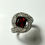 サムネイル： 2.75ct Natural Red Pyrope garnet 925 Silver / Gold/ Platinum ring