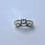 Miniature : Natural Salt and Pepper Diamond 925 Silver / Gold/ Platinum engagement ring