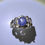 縮圖：Natural Cornflower Blue Star Sapphire 925 Silver / Gold ring