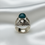 Thumbnail: RARE 2.1cts Natural blue green grandidierite ring 925 Silver / Gold/ Platinum