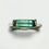 サムネイル： 0.85ct Natural Paraiba blue tourmaline 925 Silver / Gold/ east west ring
