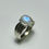 Miniatura: 2.2ct Natural Rainbow Moonstone 925 Silver / Gold/ Platinum unisex ring