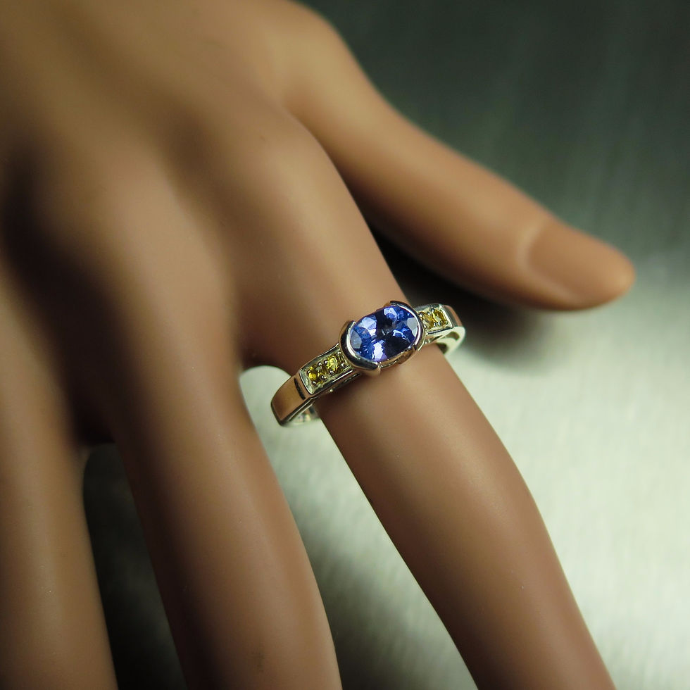 Natural purple blue Tanzanite 925 Silver 9ct 14k 18k 375 585 750 Gold Platinum oval cut engagement ring