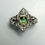 Miniature : Natural Australian Parti Sapphire bi-colour 925 Silver / Gold/ Platinum ring