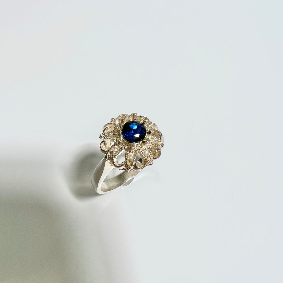 Миниатюра: Certified Natural royal Blue Sapphire 925 Silver, 9ct 14k 18k 585 750 yellow white rose red Gold 950 Platinum engagement ring