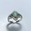 縮圖：Natural Colombian Emerald 925 Silver / Gold/ Platinum ring