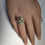 サムネイル： 6.67ct Natural Libyan desert glass 925 Silver / Gold ring
