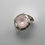 縮圖：3.02ct Natural Rose Quartz 925 Silver / Gold/ Platinum ring