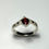 Miniature : Natural Garnet Spessartines Dark Red 925 Silver / Gold/ Platinum ring
