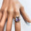 Miniature : 2.5cts Natural Bi-colour Ametrine 925 Silver / Gold/ Platinum solitaire ring