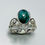 縮圖：Certified Natural Emerald Zambian emerald Sterling 925 Silver, Gold 9ct 14k 18k 375 585 750 white yellow rose Gold ring