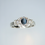 Miniatura: 0.5ct Natural Alexandrite cats eye & Diamond ring 925 Silver, Gold, Platinum