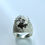 Miniature : Natural Scenic Dendritica agate 925 Silver / Gold unisex man's ring