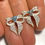 Миниатюра: Natural Swiss blue Topaz Silver /Gold / Platinum stud earrings