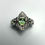 Miniature : Natural Australian Parti Sapphire bi-colour 925 Silver / Gold/ Platinum ring