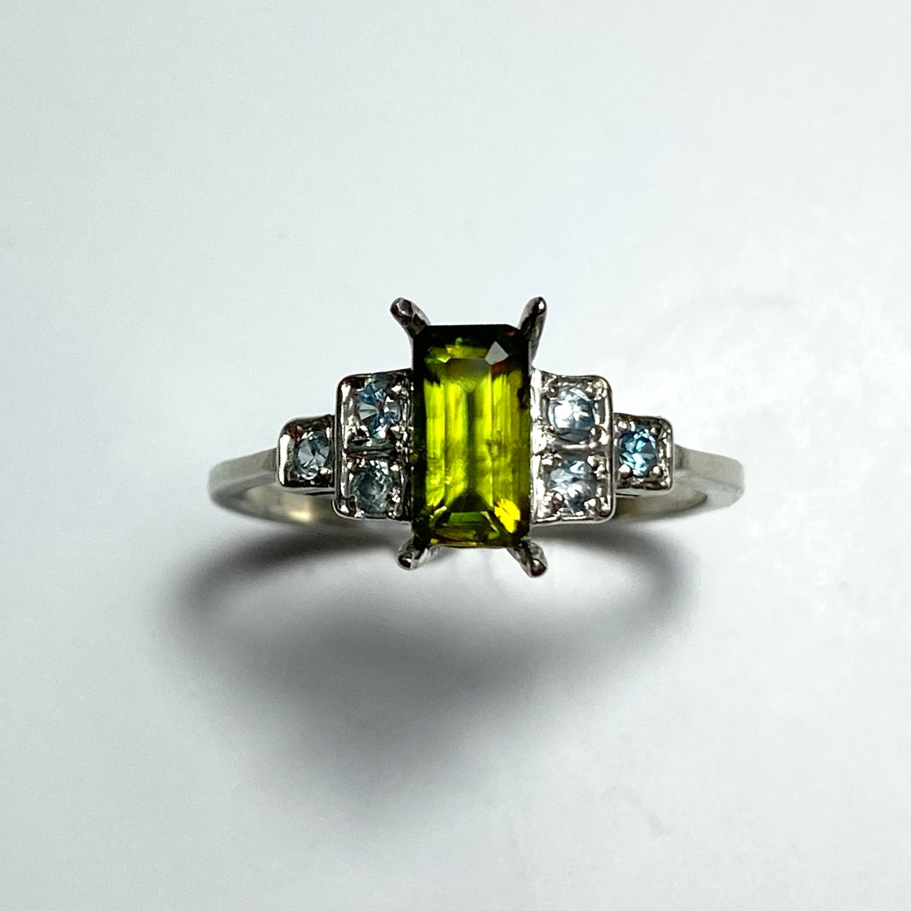 1ct Natural Titanite Sphene colour change 925 Silver / Gold/ Platinum