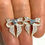 Миниатюра: Natural Swiss blue Topaz Silver /Gold / Platinum stud earrings