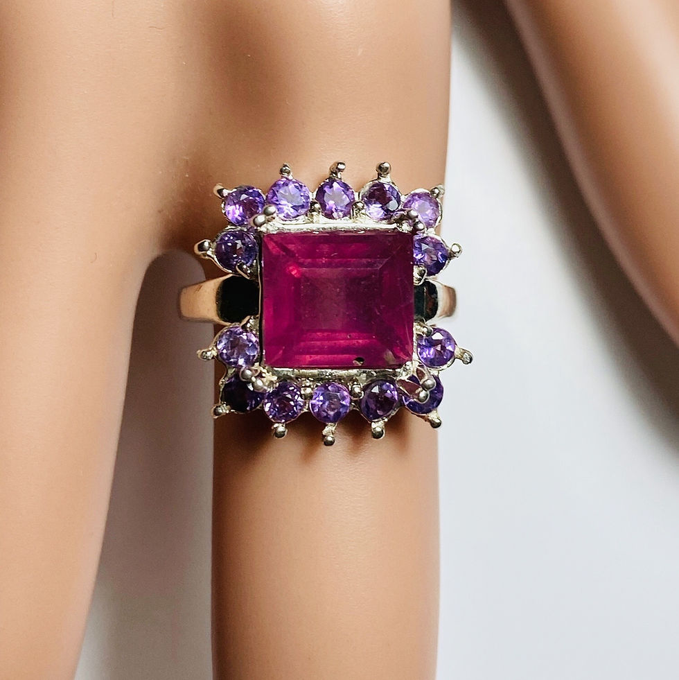 サムネイル： 3.9cts Natural Ruby pigeon blood red 925 Silver / Gold/ Platinum ring