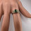 縮圖：0.66ct Natural Tsavorite Garnet 925 Silver / Gold/ Platinum ring