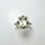 縮圖：Certified 2.55ct Natural Paraiba tourmaline 925 Silver / Gold ring