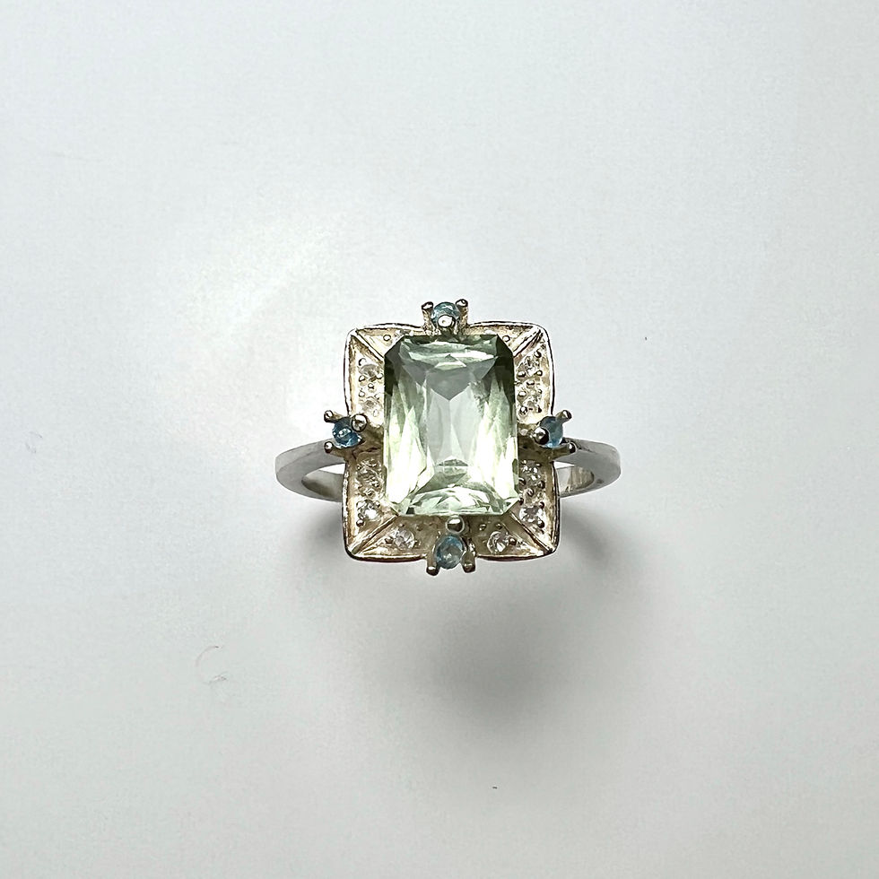 Миниатюра: Certified 2.55ct Natural Paraiba tourmaline 925 Silver / Gold ring