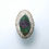 縮圖：5.86cts Natural Ruby Zoisite be-colour Silver/ Gold / Platinum evil eye ring