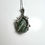 縮圖：10ct Natural Seraphinite (clinochlore) 925 Silver / Gold/ Platinum pendant