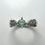 Miniatura: 0.30ct Natural rare Alexandrite colour change 925 Silver/ Gold ring