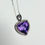 縮圖：4ct Natural purple Amethyst Silver / Gold / Platinum heart pendant