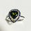 縮圖：1.8ct Natural Forest tourmaline 925 Silver / Gold/ halo ring