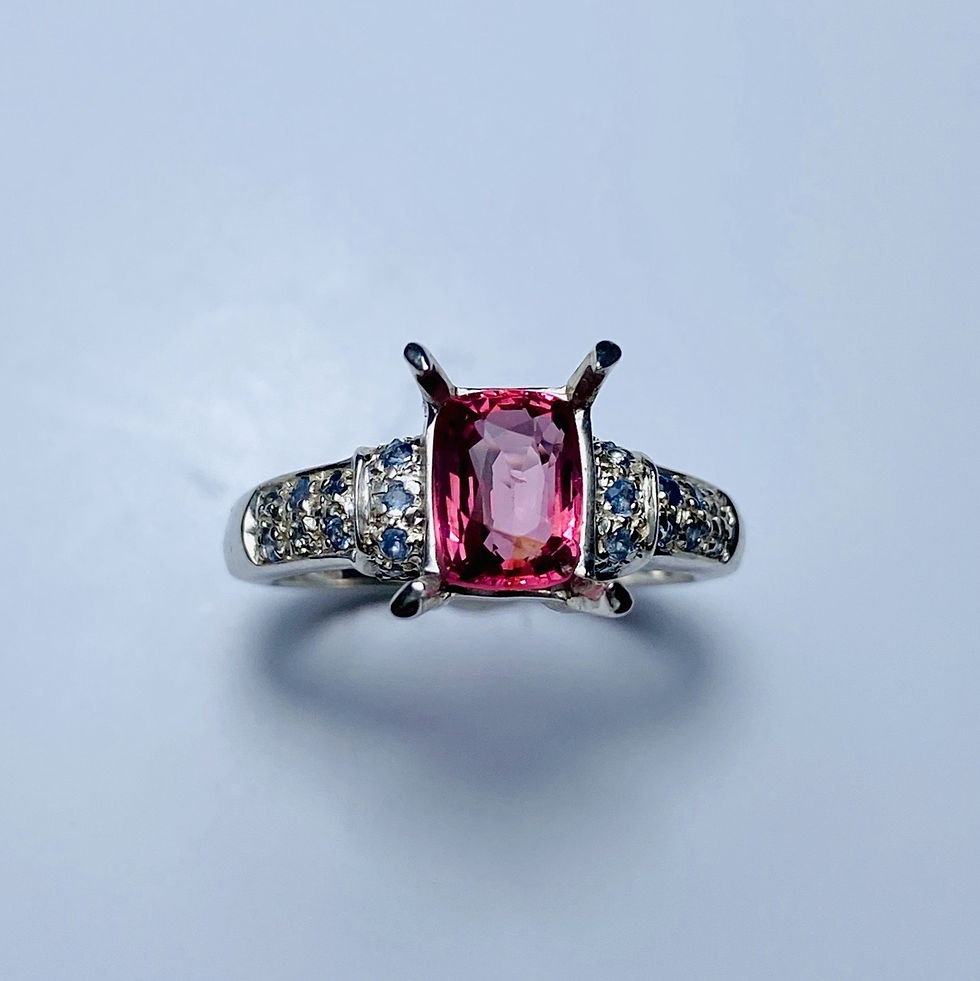 縮圖：1.4ct Natural Red Spinel 925 Silver / Gold/ Platinum ring