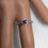 Миниатюра: 0.2ct Natural Cornflower Blue Sapphire and diamond 925 Silver/ Gold ring