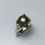 縮圖：Certified Cultured Tahitian Pearl Grey golden grown 925 Silver / Gold/ ring