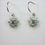 サムネイル： Natural Alexandrite, colour change Silver/ Gold star daisy drop earrings