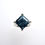 Thumbnail: Rare 6ct Natural Sapphirine blue ring 925 Silver / Gold/ Platinum