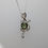 Миниатюра: 0.65ct Natural Moldavite Silver / Gold / Platinum pendant necklace