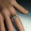 サムネイル： 1.4cts Natural colour change Axinite 925 Silver / Gold/ Platinum ring