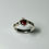 Miniature : Natural Garnet Spessartines Dark Red 925 Silver / Gold/ Platinum ring
