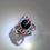 サムネイル： 3.35ct Natural back star diopside 925 Silver / Gold/ Platinum ring