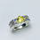 縮圖：1.1ct Natural Titanite Sphene 925 Silver / Gold/ Platinum ring