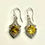 Miniature : 3.4ct Natural Citrine 925 Silver / Gold/ Platinum drop earrings