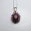縮圖：3.65cts Natural Red star ruby Silver / Gold / Platinum halo eternitypendant