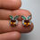 縮圖：Natural Orange Hessonite Garnet 925 Silver/ Gold /Platinum apple earrings