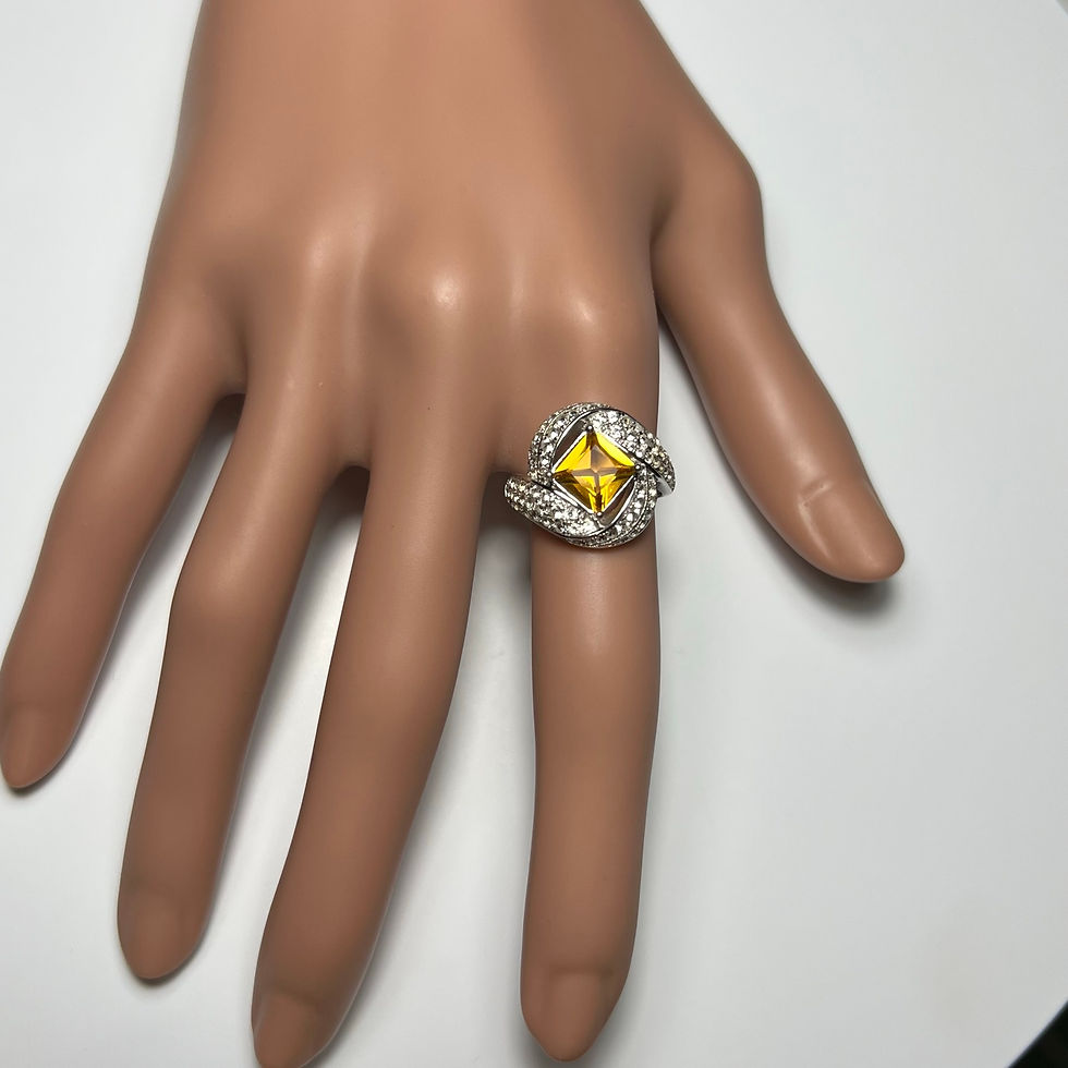 Miniatura: 1.15ct Natural Yellow Heliodor Beryl 9ct 14ct 18ct 10k 14k 18k 375 585 750 Gold, 950 platinum ring