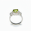 Thumbnail: 1.97ct Natural Peridot Chrysolite ring 925 Silver, Gold, Platinum