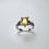 縮圖：1.15ct Natural Yellow Heliodor Beryl 9ct 14ct 18ct 10k 14k 18k 375 585 750 Gold, 950 platinum ring