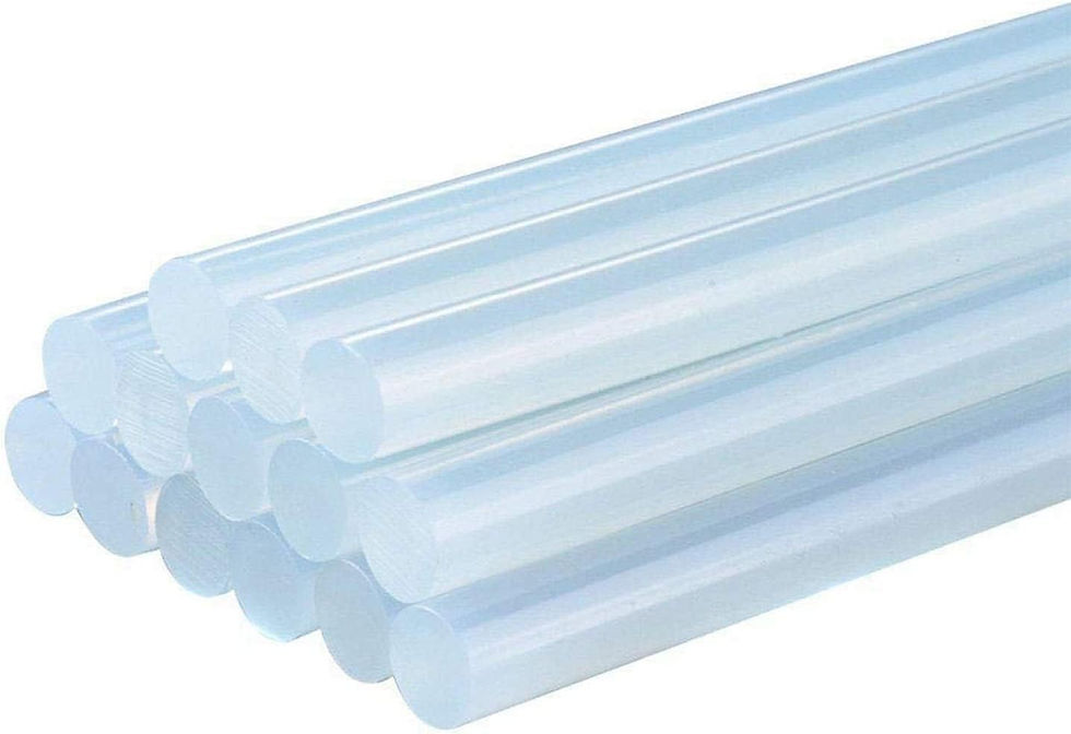 Thumbnail: 7?mm Glue Sticks (Pack of 25) - 20?W Hot Melt Adhesive Rods for Crafting