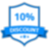 10% Discount Badge