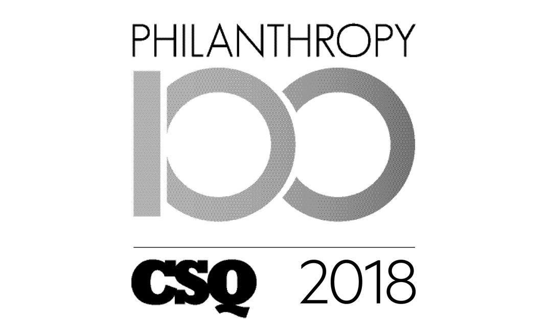 Profile in CSQ Magazine Philanthropy 100